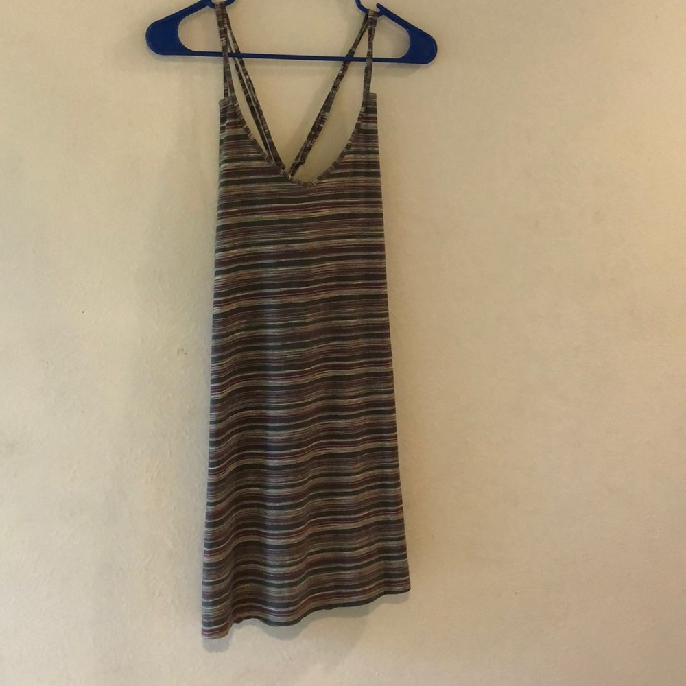 Striped sleepwear dress